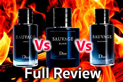 dior sauvage edt vs elixir.